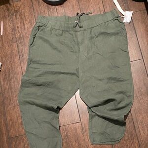 Caslon Olive Green Joggers